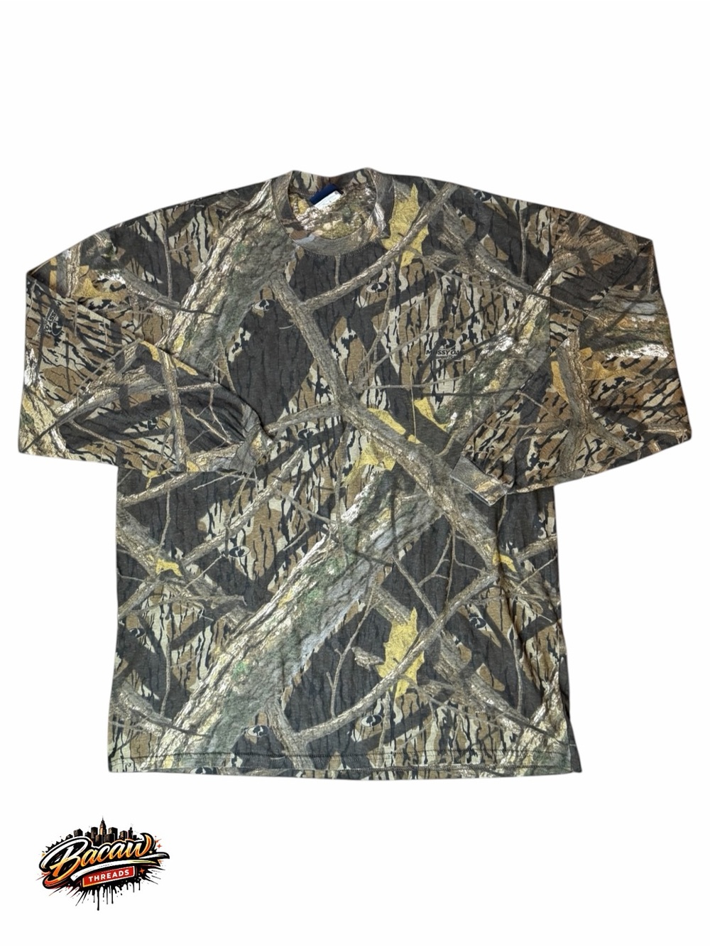 Mossy Oak Shadow Branch Men's XXL Camo Hunting Long Sleeve Shirt